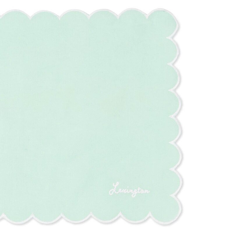 Lexington Spisebrikke vokset lin/bomull 35x45 cm grønn