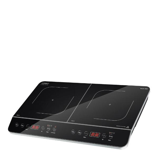 Caso Induksjonsplate Dobbel Touch 3500 svart