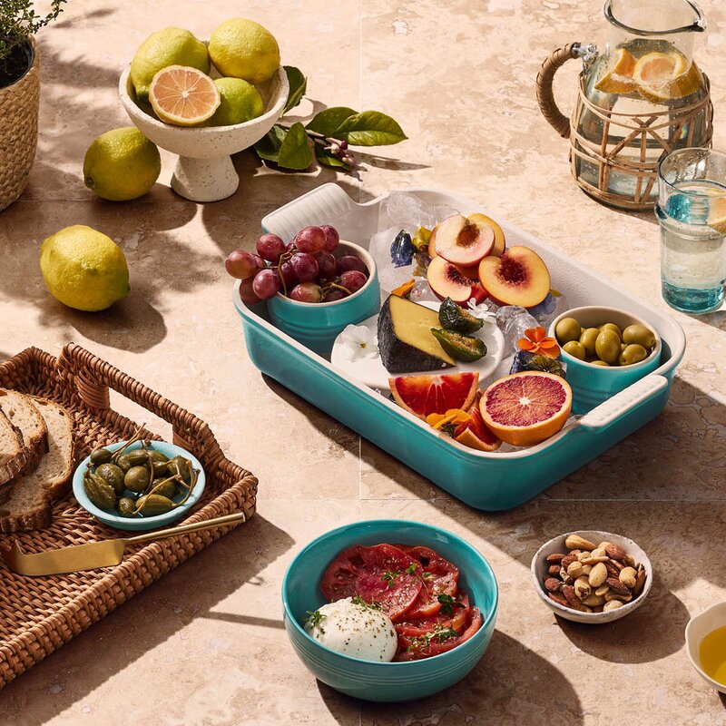 Le Creuset Signature skål 12 cm Bleu Riviera