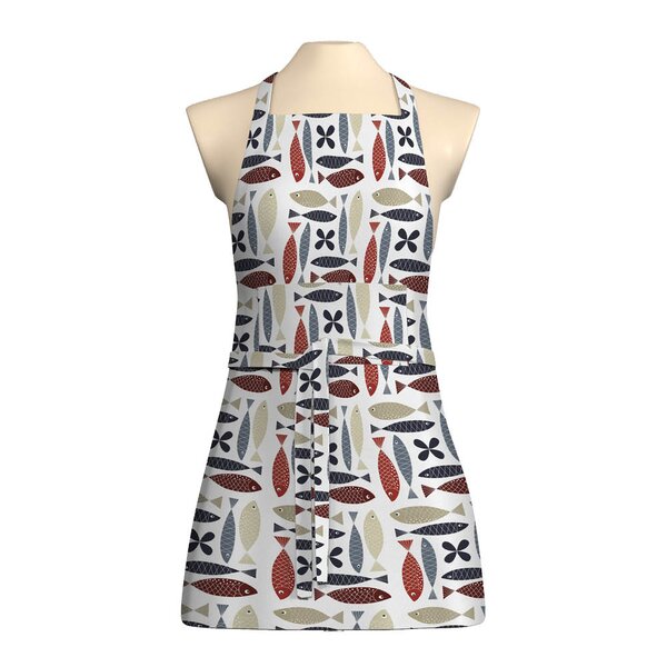 Arvidssons Textil Fina fisken forkle blå