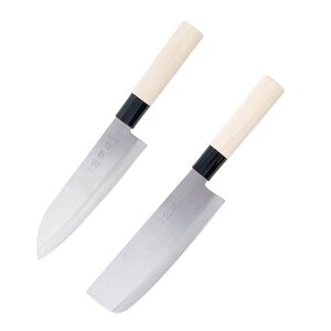 Sekiryu Knivsett 2 deler stål/poppeltre