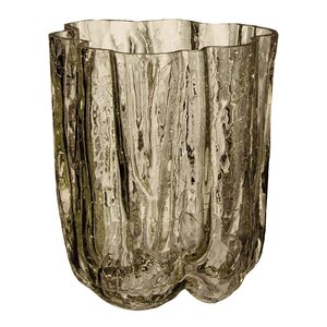 Kosta Boda Crackle vase 12,1 cm taupe
