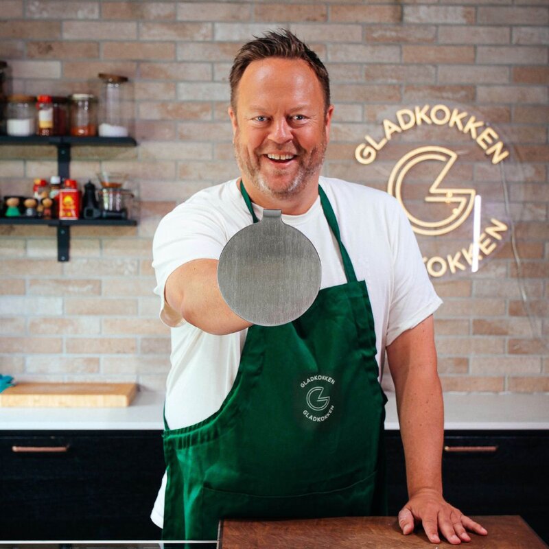 Gladkokken Burgerpresse stål