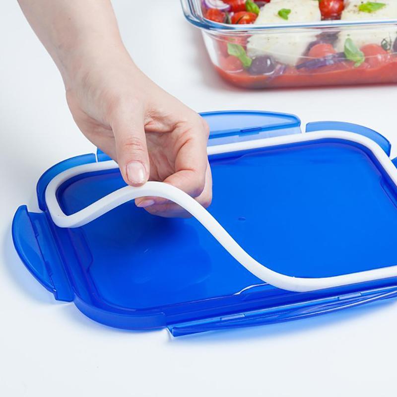 Pyrex Cook & Go matboks 24x18 cm 1,9L klar/blå