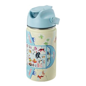 Modern House Bukkene Bruse drikkeflaske 0,4L tegneserie gul/blå