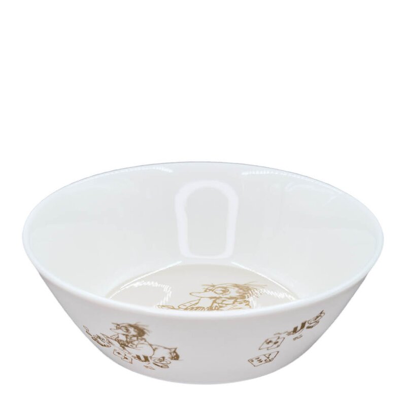Flåklypa Solan bolle 14 cm Solan spiller poker beige