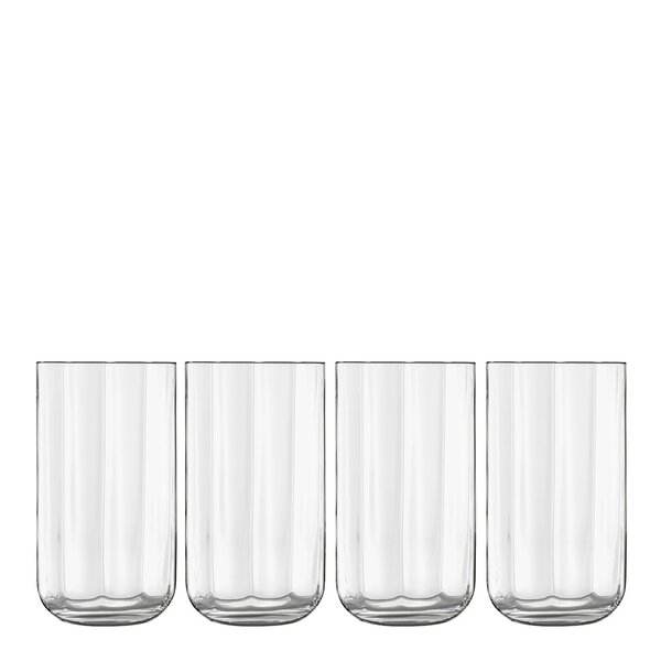 Luigi Bormioli Jazz ølglass/longdrinkglass 45 cl 4 stk