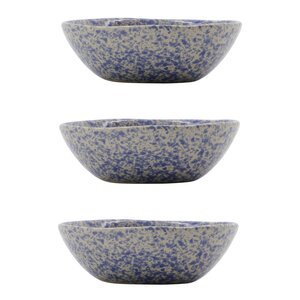 House Doctor Diva skål 4 cl 3 stk blå