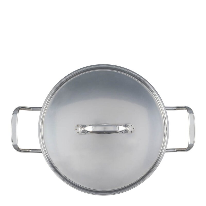 Heirol Steely Classic Triply gryte med lokk 24 cm 5,5L 