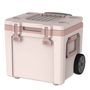 Stanley Cold For Days kjøleboks med hjul 47L rose quartz