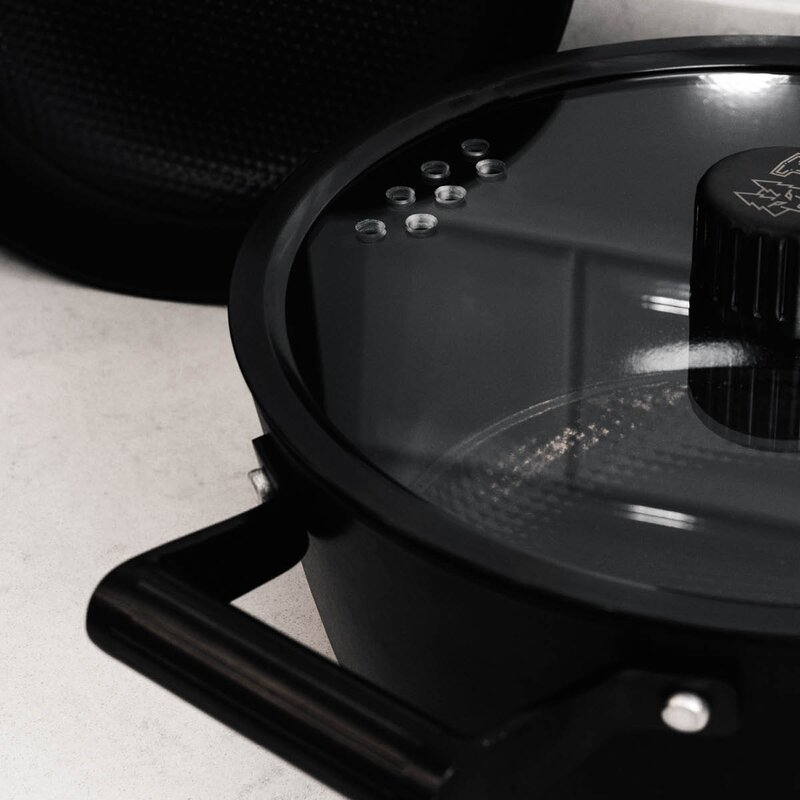 Vargen & Thor Aska støpejernsgryte 3,5L svart