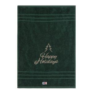 Lexington Original håndkle Happy Holidays 50x70 cm juniper