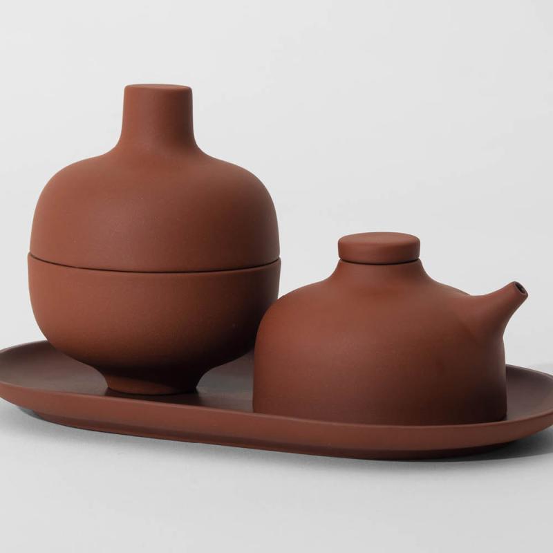 Design House Stockholm Sand Secrets soyakanne 12 cl red clay