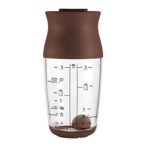 Lékué Shaker for pannekakerøre brun/klar