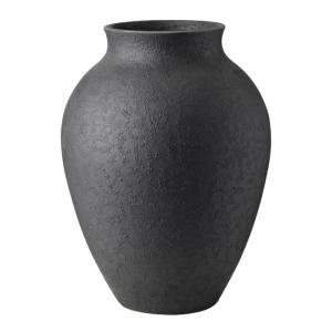 Knabstrup Keramik Knabstrup vase 27 cm svart