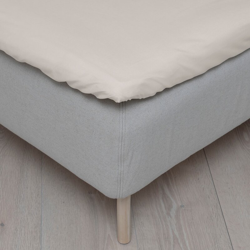 Høie Formsydd laken 150x200 cm lys beige