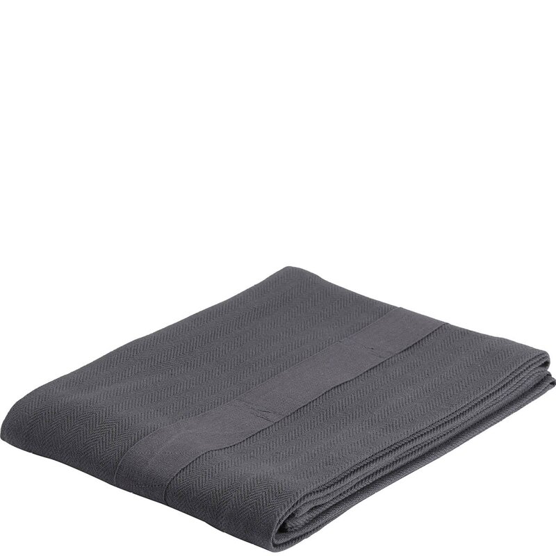 The Organic Company Kjøkkenhåndkle og forkle i ett 60x155 cm mørkegrå