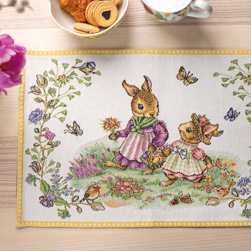 Villeroy & Boch Spring Fantasy gobelin spisebrikke 32x48 blomstereng