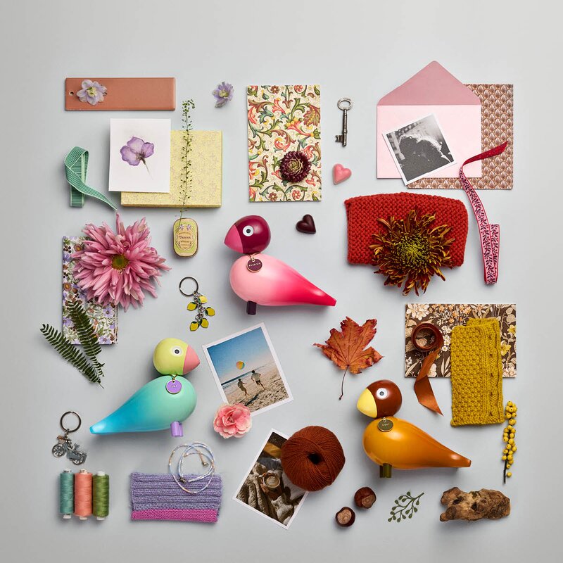 Kay Bojesen Denmark Story Bird sangfugl Cosy 15,5 cm oransje