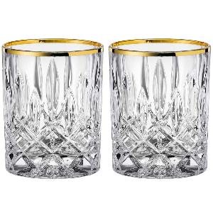 Nachtmann Noblesse whiskyglass 29,5 cl 2 stk gold