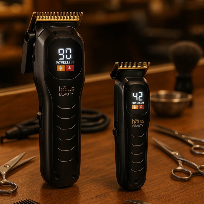 Hâws Beauty Hårtrimmersett svart