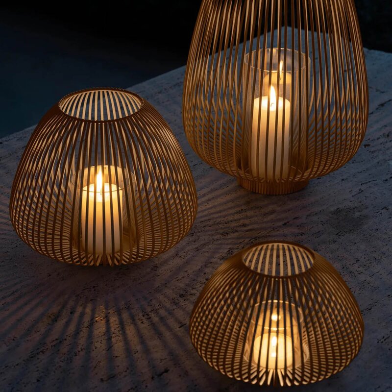 Blomus Lyva lanterne 17 cm beige