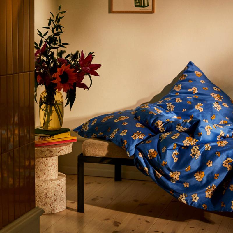 Juna Grand Pleasantly sengetøy 140x200 cm blå