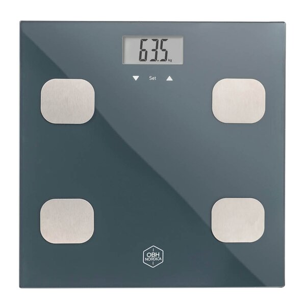OBH Nordica Fitness Tracker BMI badevekt 150 kg svart
