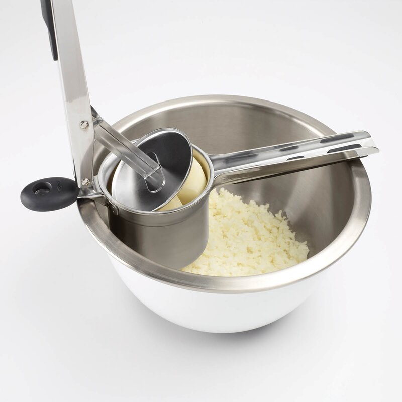 Oxo Potetmoser 33 cm rustfritt stål/svart