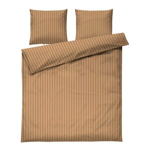 Juna Soft sengesett 200x220 cm karamell/offwhite