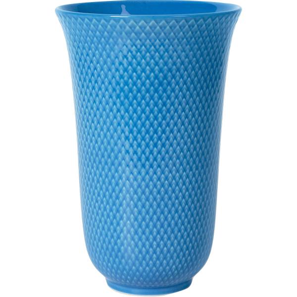 Lyngby Porcelæn Rhombe Color vase 20 cm blå porselen