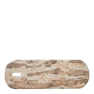Lene Bjerre Ellia skjærebrett 60x20 cm sand marmor
