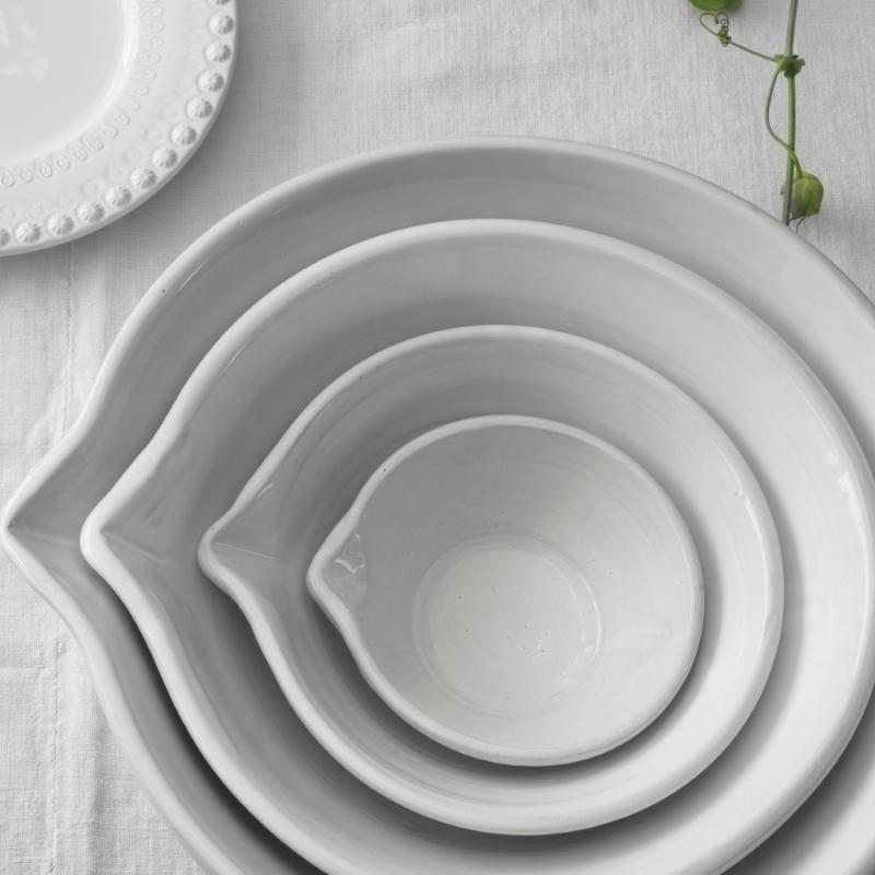 PotteryJo Peep deigbolle 20 cm cotton white