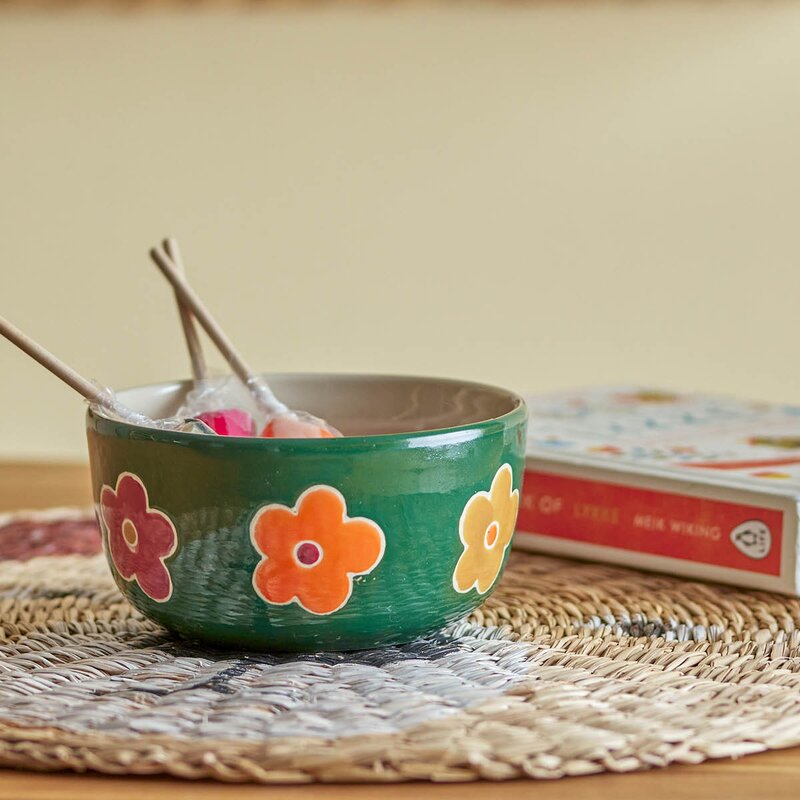 Bloomingville MINI Addy skål 12 cm 36 cl grønn