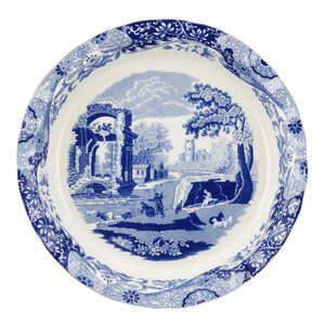 Spode Blue Italian paiform 26x26 cm blå/hvit