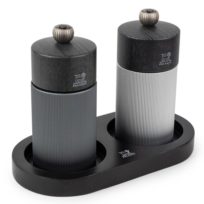 Peugeot Linea bambus kvernbrett 9x17 cm svart