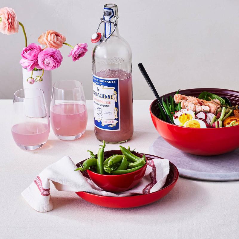 Le Creuset Signature pastatallerken 22 cm cerise