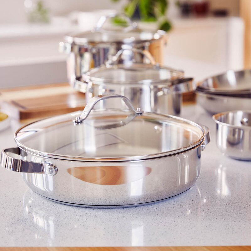 Beka Cicla traktørgryte med lokk 5,1L 28 cm stål