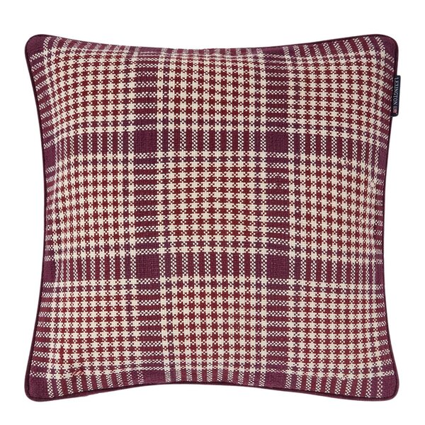 Lexington Rutete putetrekk 50x50 cm fig/wine/light beige