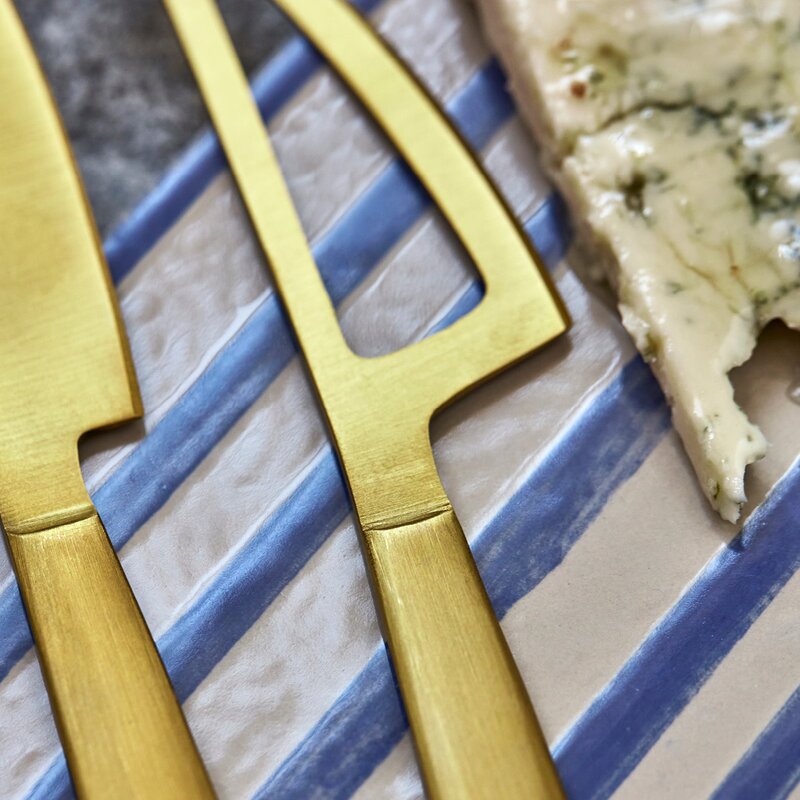 House Doctor Cheese ostekniver 3 stk gylden