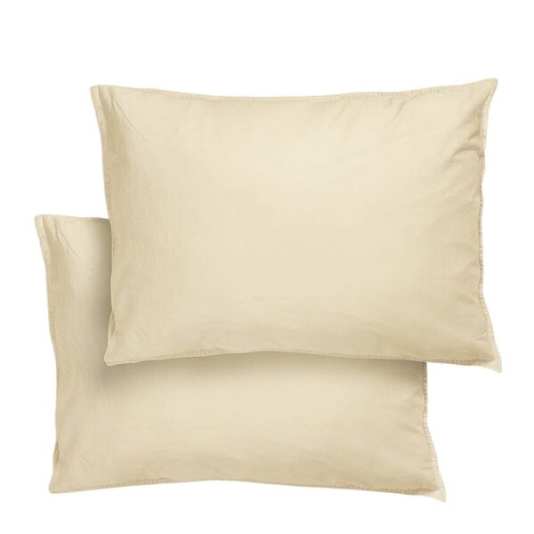 Midnatt Sorbetto putetrekk 50x70 cm 2 stk lysegul