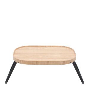Bosign CurveLine sengebrett anti-slip 45x35 cm ask/svart