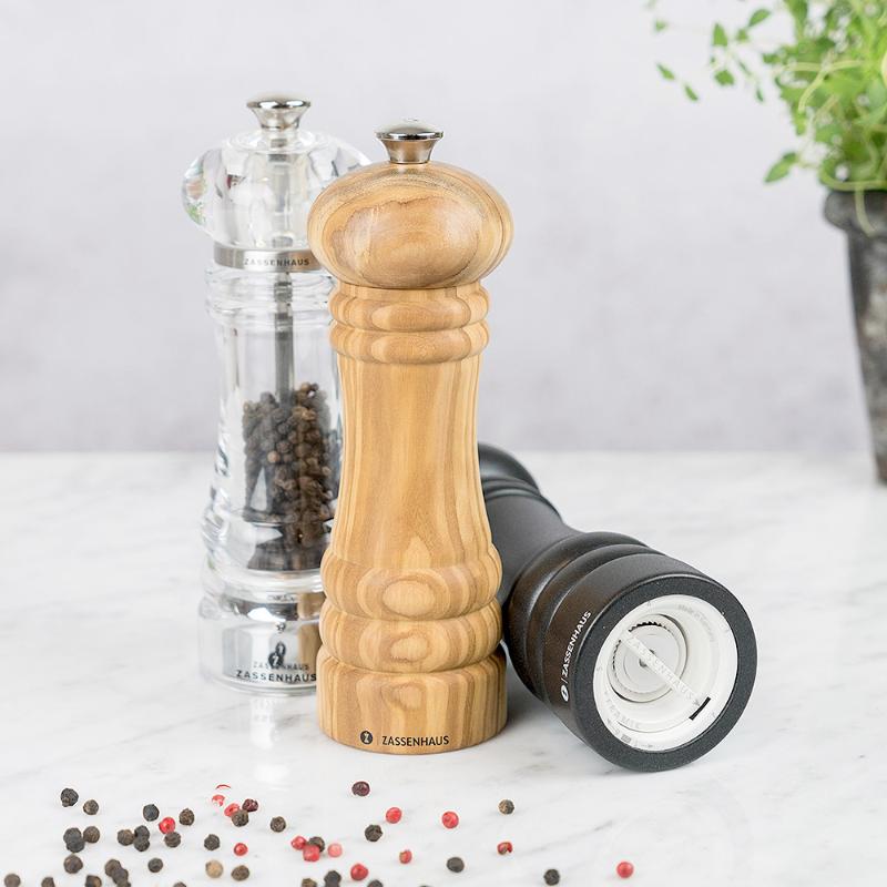 Zassenhaus Berlin pepperkvern 18 cm oliventre