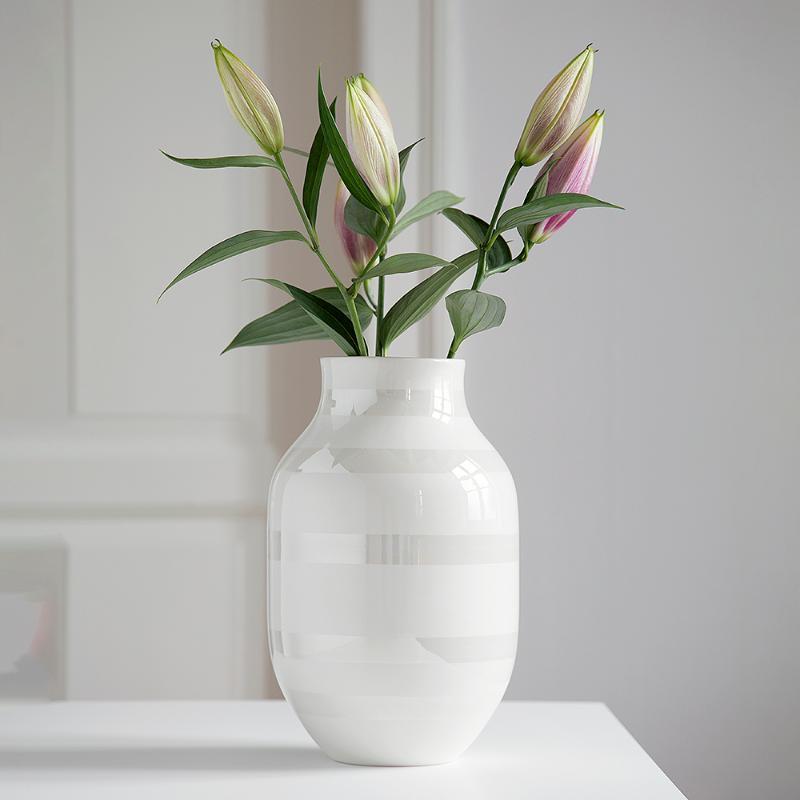 Kähler Omaggio vase 12,5 cm perlemor