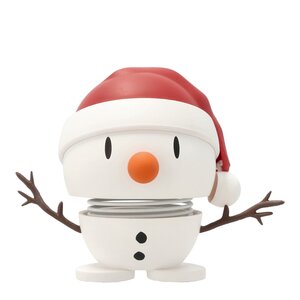 Hoptimist Soft santa snowman liten hvit