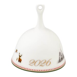 Wik & Walsøe Julemorgen julebjelle 2026 8,5 cm gledelig jul