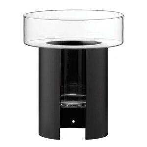 LSA International Terrazza krukke 19,8x24,3 cm jet black