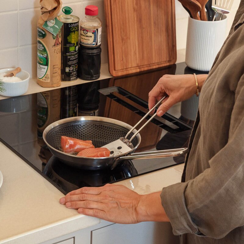 Eva Trio Multi stekepanne 20 cm Mosaic keramisk Slip-Let® belegg