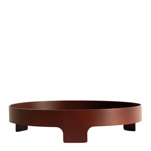 Design House Stockholm Bridge serveringsbrett i eik 42 cm rød