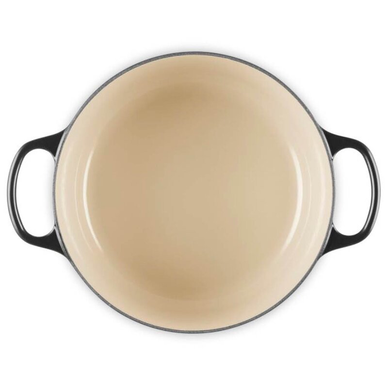 Le Creuset Signature støpejernsgryte rund 5,3L 26 cm black/crucible knob